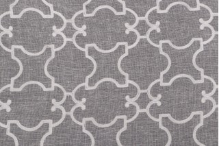 Marvel Sheer Embroidered Drapery Fabric in Flax
