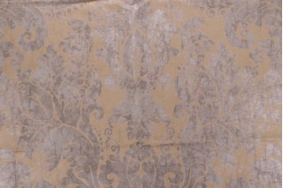 Madelina Damask Decorator Fabric in Khaki