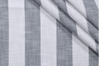 Bella Dura Home Bay High UV Polyester Indoor/Outdoor Fabric in Graphite 