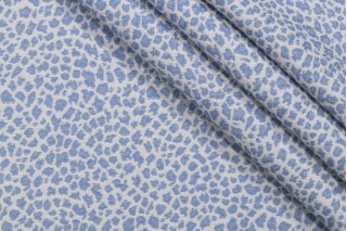 Bella Dura Home Mozam High UV Polyester Indoor/Outdoor Fabric in Stonewash Denim 