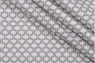 1 Yard Alaia Woven Upholstery Fabric in Stone