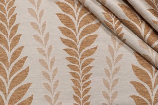 Zahra Leaf Woven Decorator Fabric in Topaz