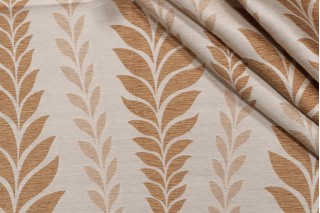 Zahra Leaf Woven Decorator Fabric in Topaz