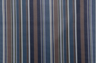 Phifertex Palazzo Stripe Woven Vinyl Mesh Sling Chair Outdoor Fabric in Harbor