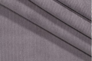 Corduroy Woven Decorator Fabric in Steel