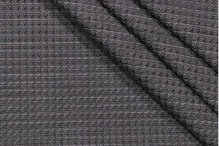 Phifertex Bevel Wicker Woven Vinyl Mesh Sling Chair Outdoor Fabric in Grey 