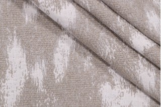 Shabby Woven Upholstery Fabric in Hemp