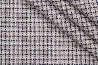 Hamilton Mathis Woven Upholstery Fabric in Navy 