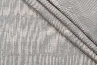 Mirella Stripe Woven Upholstery Fabric in Teal/Tan