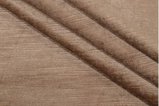 Scalamandre Guinevere Velvet Upholstery Fabric in Caramel