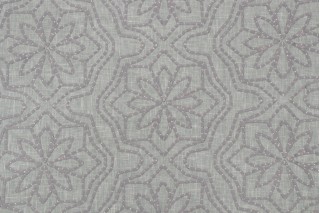 Valiant Fabrics Alpine Embroidered Drapery Fabric in Spa