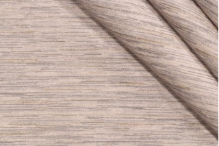 Strie Woven Chenille Upholstery Fabric in Sterling