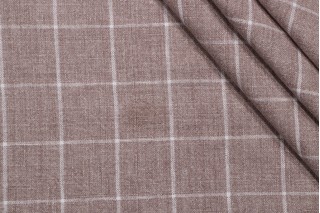 Kaufmann Bennet Woven Decorator Fabric in Shitake