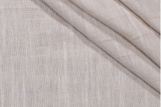 1 Yard Covington Jefferson Linen Woven Drapery Fabric in Stonewash
