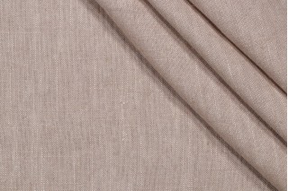 Covington Jefferson Linen Woven Drapery Fabric in Driftwood