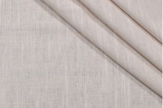 1 Yard Covington Jefferson Linen Woven Drapery Fabric in Stonewash
