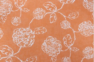 Magnolia Home Adele Printed Cotton Drapery Fabric in Tango 