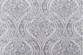Magnolia Home Marsala Printed Cotton Drapery Fabric in Pebble 
