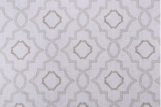 Magnolia Home Talbot Printed Cotton Drapery Fabric in Mist 