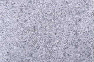 Magnolia Home Marrakesh Printed Cotton Drapery Fabric in Porcelain 