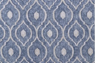 Magnolia Home Pisa Printed Cotton Drapery Fabric in Sky 