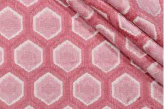 Hamilton Ruggles Velvet Upholstery Fabric in Melon 