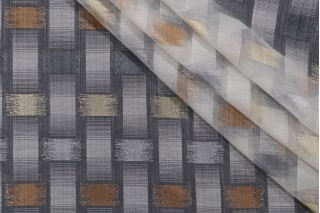 Ray Of Light Sheer Drapery Fabric in Bling