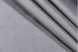 Solid Woven Backed Silk Decorator Fabric in Flint