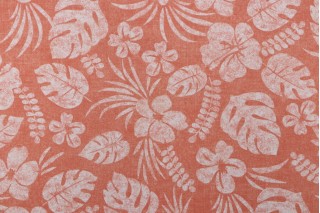 Tommy Bahama Isle Be Back Printed Polyester Outdoor Fabric in Sunset 