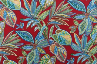 Richloom Crestwood Printed Polyester Outdoor Fabric in Multi 