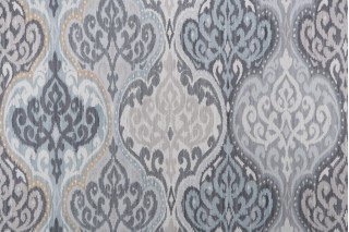 PK Lifestyles Lunar Sky Printed Cotton Twill Drapery Fabric in Birch
