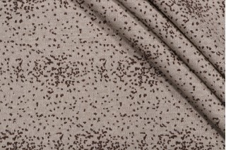Speckle Woven Chenille Upholstery Fabric in Fossil