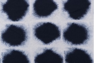 Morgan Fabric Indo Woven Upholstery Fabric in Indigo
