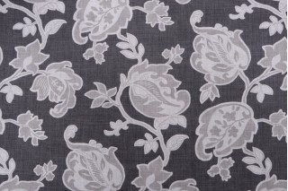 Magnolia Home Arabella Printed Cotton Drapery Fabric in Flannel 