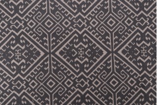 Neda Woven Upholstery Fabric in Graphite 