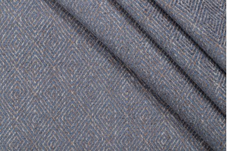 Petrus Woven Chenille Upholstery Fabric in Chambray 