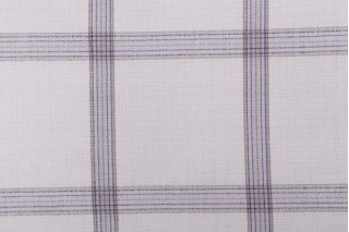 Edgar Check Woven Upholstery Fabric in Grape 