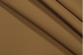 SunReal Solid Canvas Woven Solution Dyed Acrylic Outdoor Fabric in Brass 