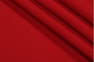 SunReal Solid Canvas Woven Solution Dyed Acrylic Outdoor Fabric in Crimson Red 