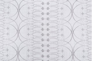 Hamilton Hubble Printed Cotton Drapery Fabric in Stone 