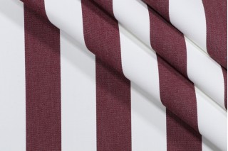 SunReal Cabana Woven Solution Dyed Acrylic Outdoor Fabric in Burgundy 