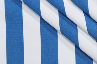 SunReal Cabana Woven Solution Dyed Acrylic Outdoor Fabric in Pacific Blue 