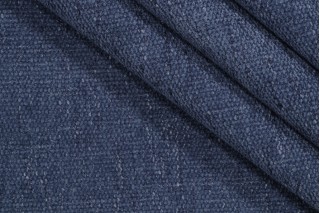PK Lifestyles Rowan Performance Woven Chenille Upholstery Fabric in Indigo 