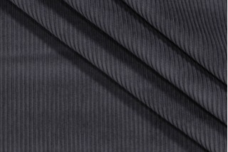PK Lifestyles Wales Corduroy Upholstery Fabric in Graphite 