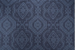 PK Lifestyles Taos Blanket Woven Upholstery Fabric in Indigo 