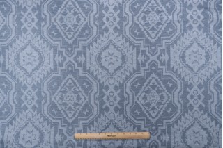 PK Lifestyles Taos Blanket Woven Upholstery Fabric in Chambray 