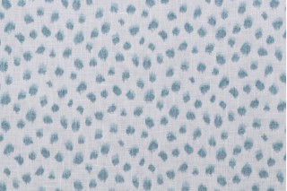 Kaufmann Simla Spots Printed Drapery Fabric in Mist 