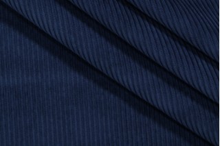 PK Lifestyles Wales Corduroy Upholstery Fabric in Denim 