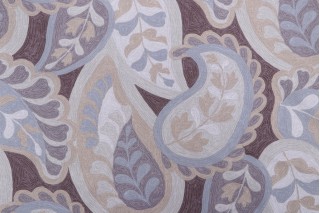 Duralee Rhianna Printed Cotton Drapery Fabric in 781-Buckskin