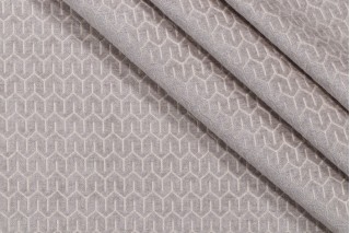 Kaufmann Petite Woven Chenille Upholstery Fabric in Pewter 